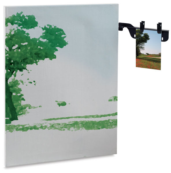 Open in modal - Picture Clip - Holding picture and Mounted to side of Canvas