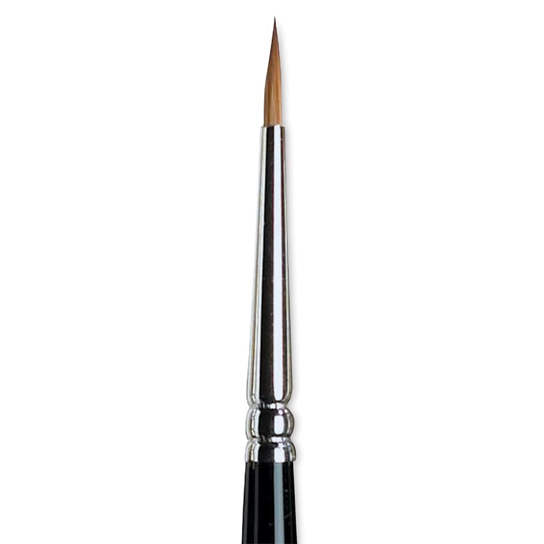 Open in modal - Winsor & Newton Series 7 Kolinsky Sable Brush - Pointed Round, Size 1 close-up