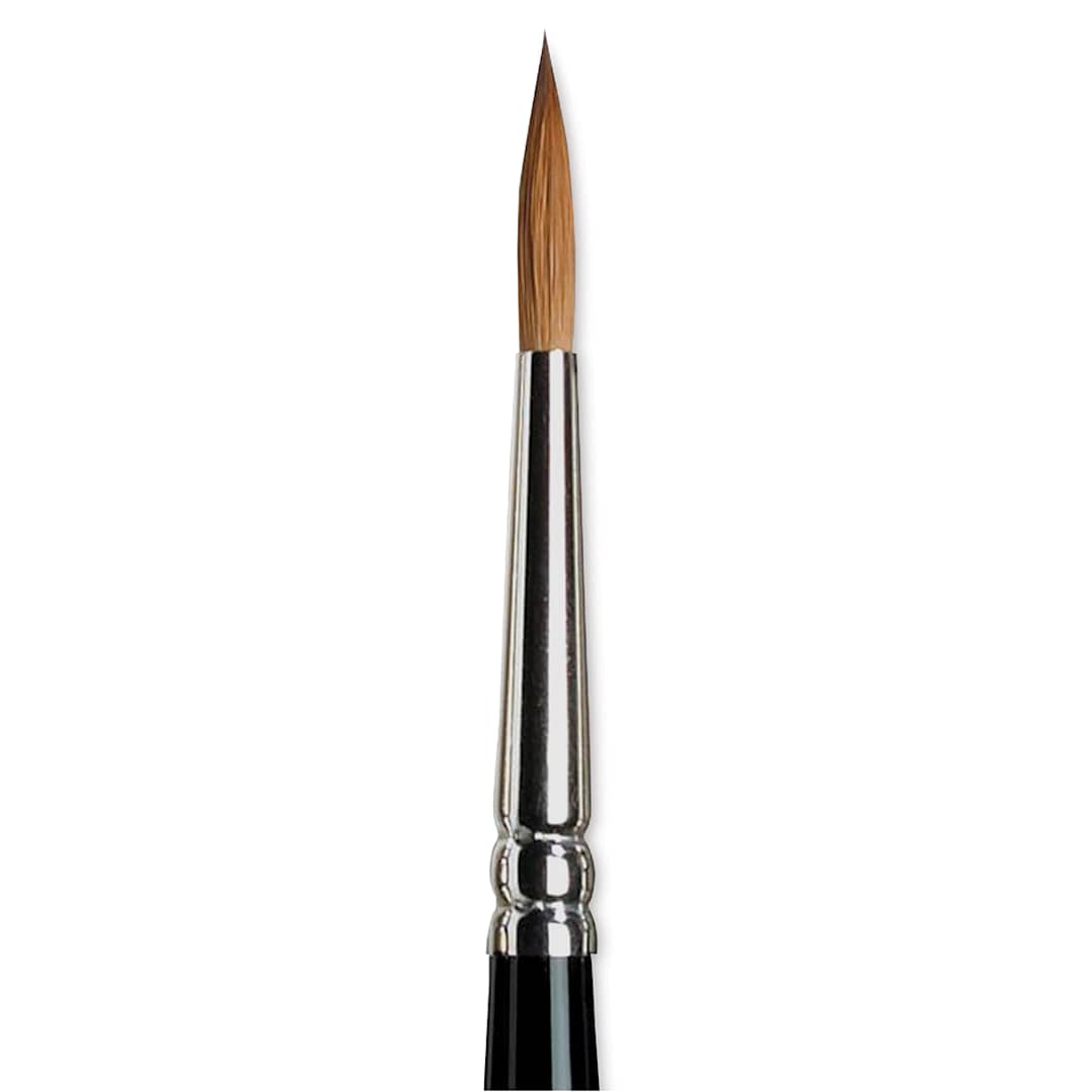 Open in modal - Winsor & Newton Series 7 Kolinsky Sable Brush - Pointed Round, Size 4 close-up