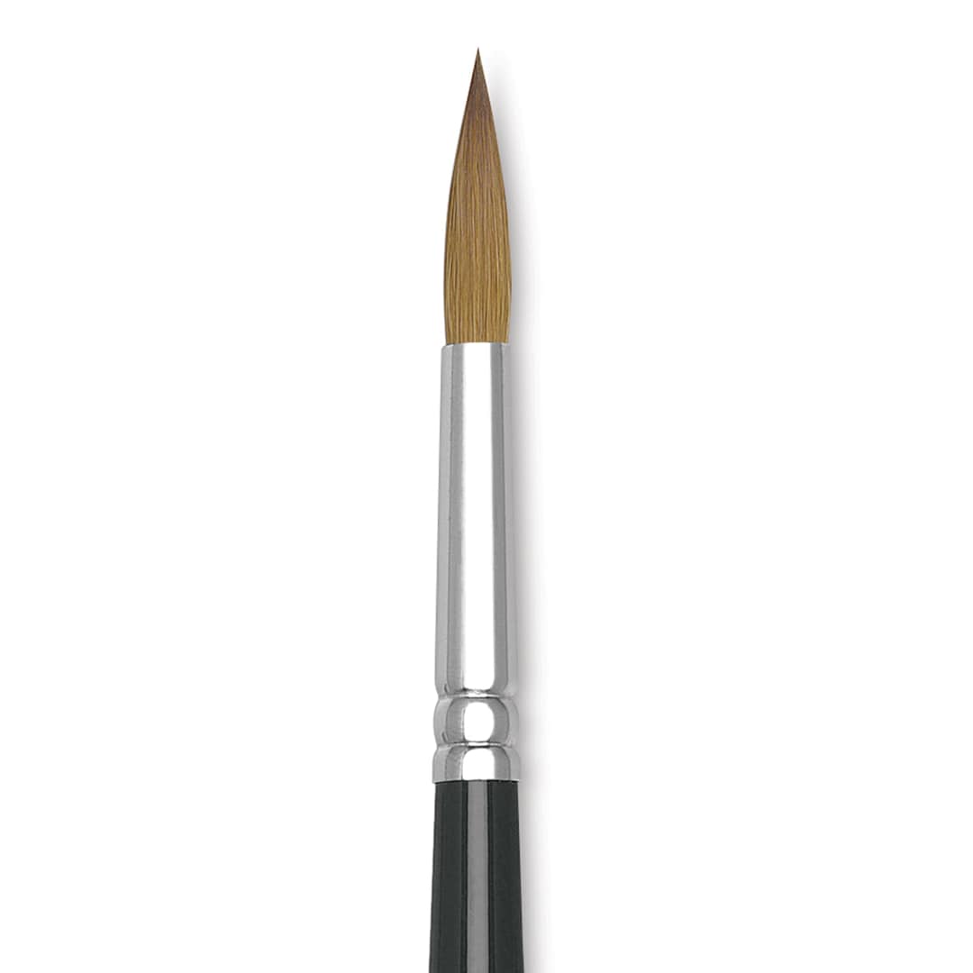 Open in modal - Winsor & Newton Series 7 Kolinsky Sable Brush - Pointed Round, Size 8 close-up