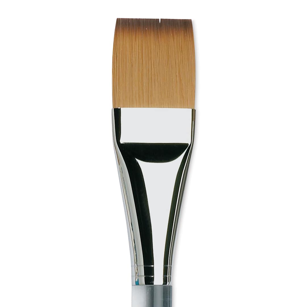 Open in modal - Winsor & Newton Cotman Watercolor Brush - Aquarelle, Short Handle, 1" close-up