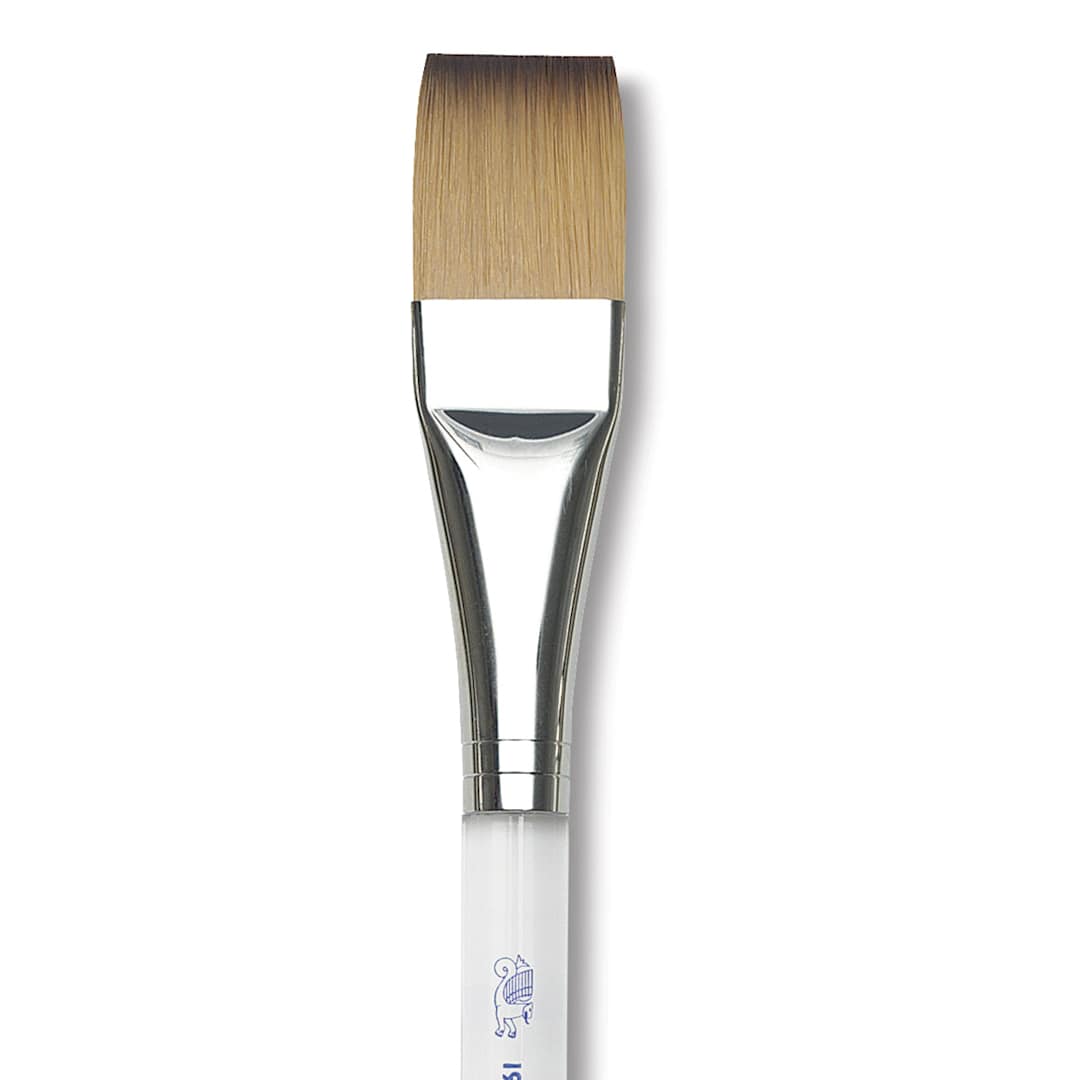 Open in modal - Winsor & Newton Cotman Watercolor Brush - Aquarelle, Short Handle, 3/4" close-up