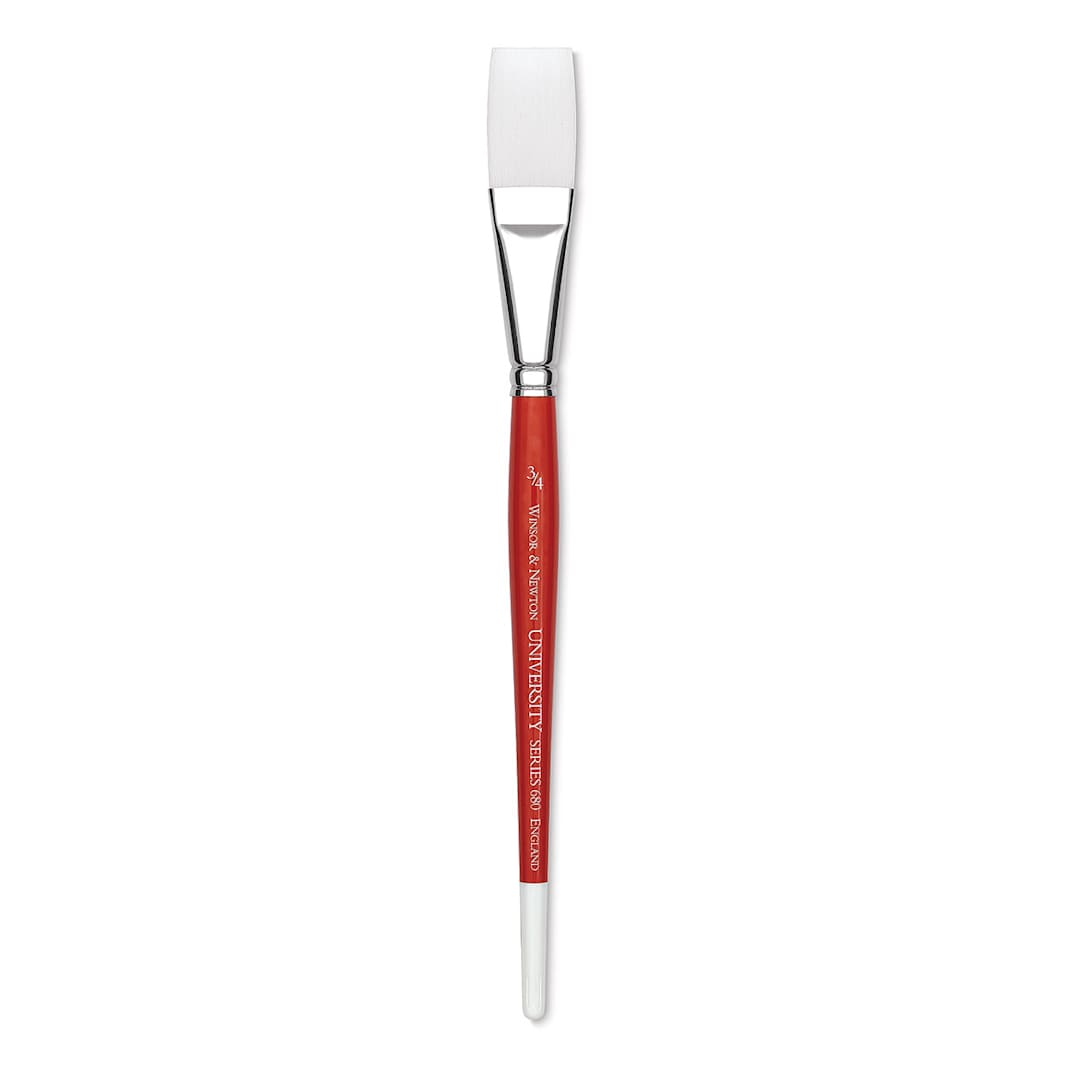 Open in modal - Winsor & Newton University Brush - One Stroke, Short Handle, 3/4"