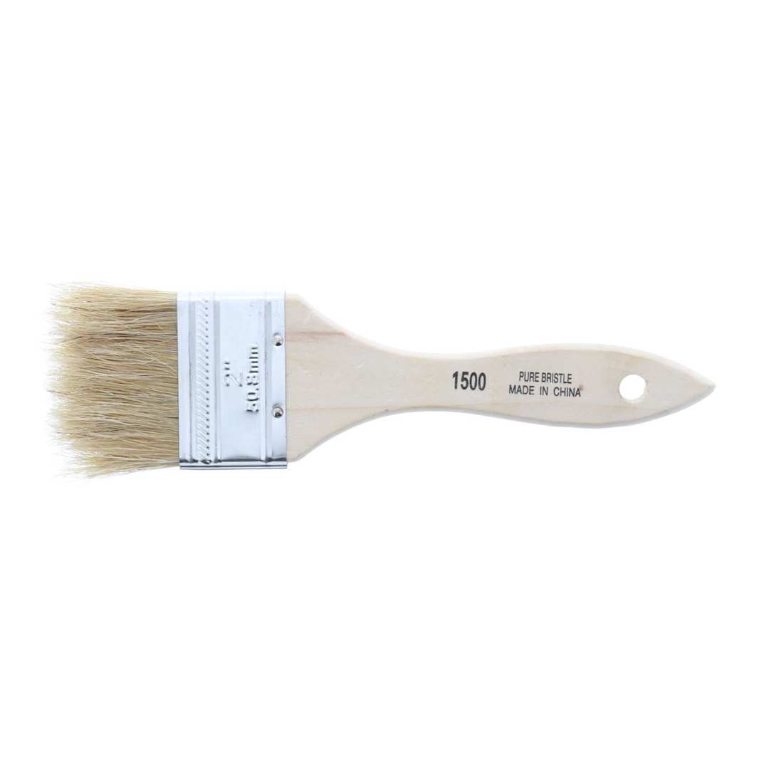 Open in modal - Linzer Brush Varnish & Chip Brush, White Bristle, 2"