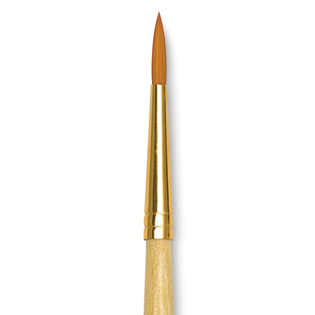 Open in modal - Dynasty Golden Nylon Brush - Refill Brush, Round, Size 5 close-up