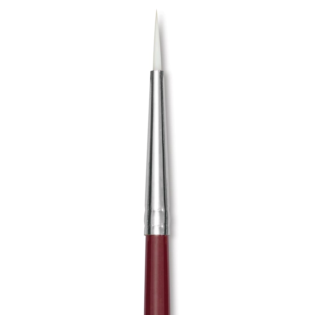 Open in modal - Dynasty Fine White Synthetic Brush - Round, Refill Brush, Size 2 close-up