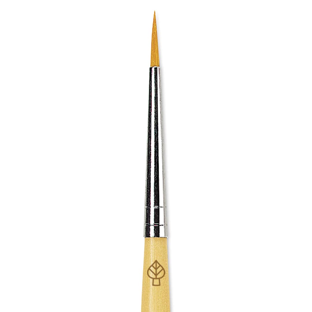 Open in modal - Da Vinci Junior Synthetic Brush - Round, Short Handle, Size 1 close-up