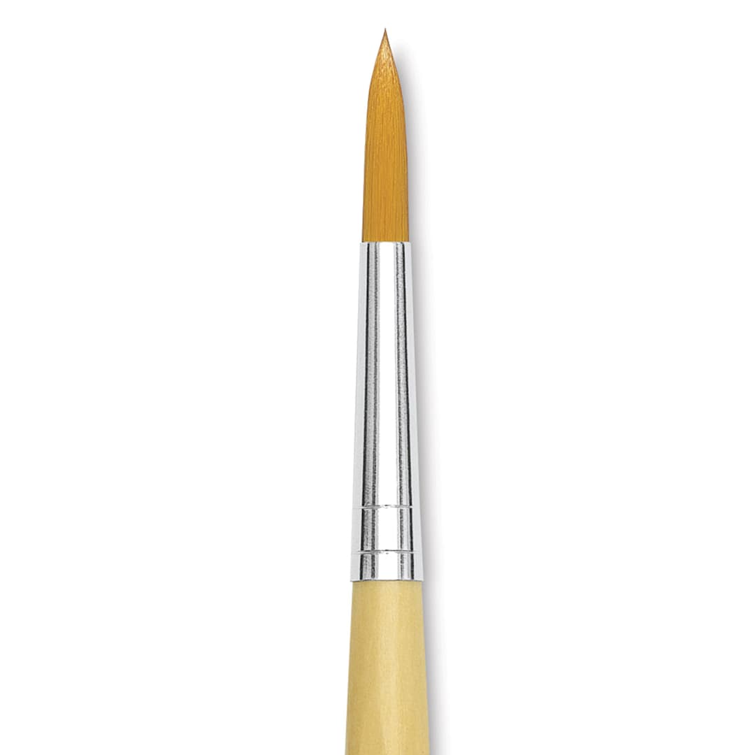 Open in modal - Da Vinci Junior Synthetic Brush - Round, Short Handle, Size 12 close-up
