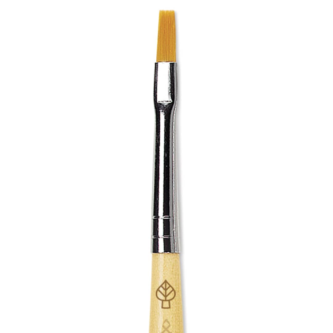 Open in modal - Da Vinci Junior Synthetic Brush - Bright, Short Handle, Size 2 close-up