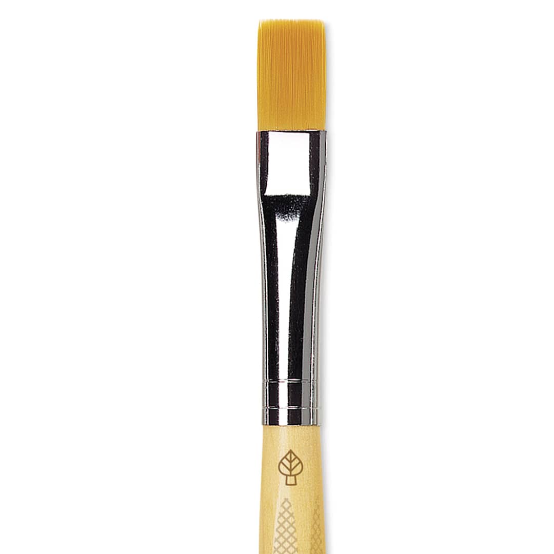 Open in modal - Da Vinci Junior Synthetic Brush - Bright, Short Handle, Size 10 close-up