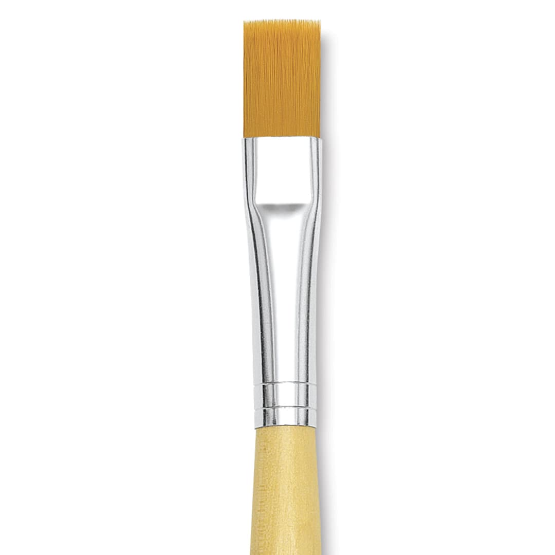Open in modal - Da Vinci Junior Synthetic Brush - Bright, Short Handle, Size 12 close-up