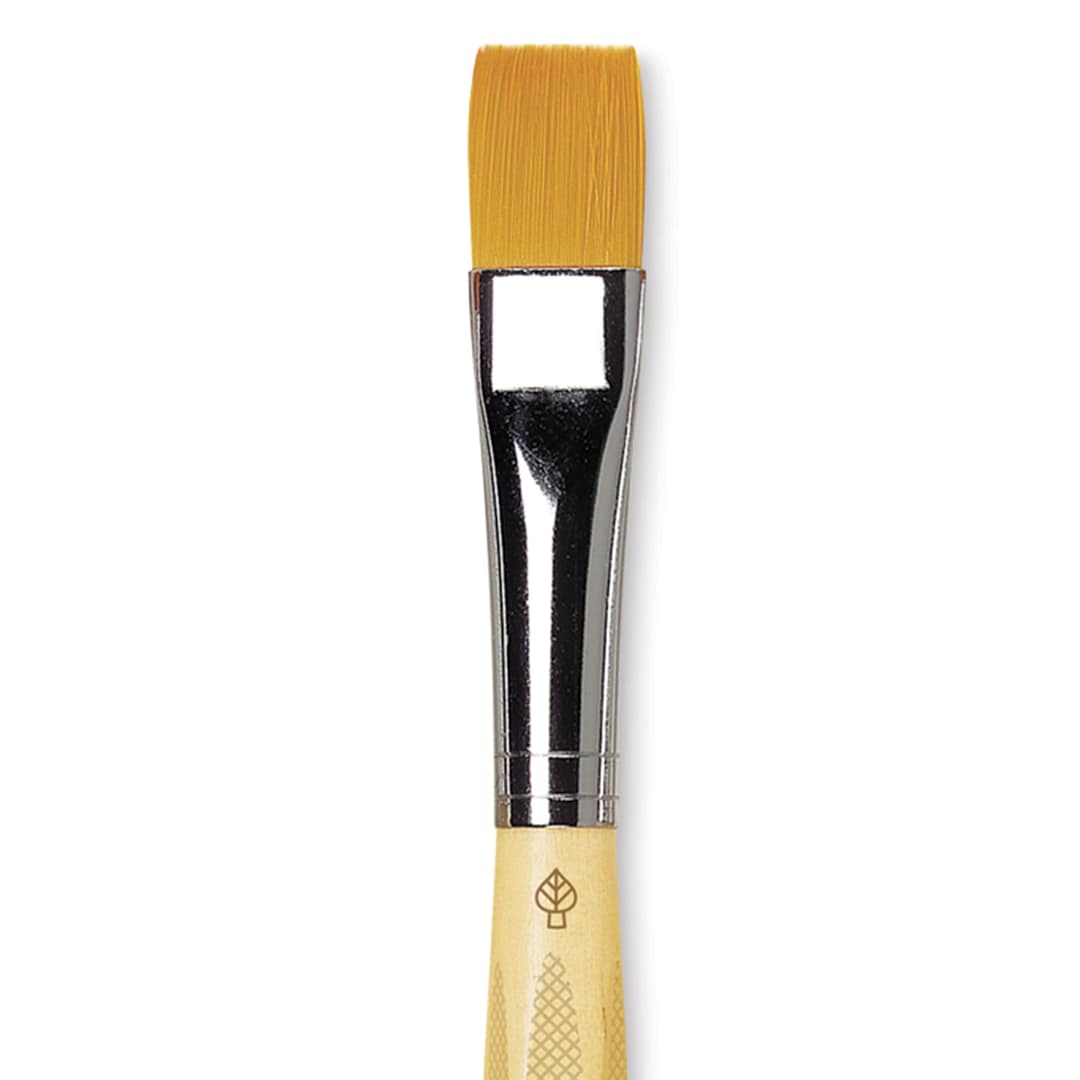 Open in modal - Da Vinci Junior Synthetic Brush - Bright, Short Handle, Size 16 close-up