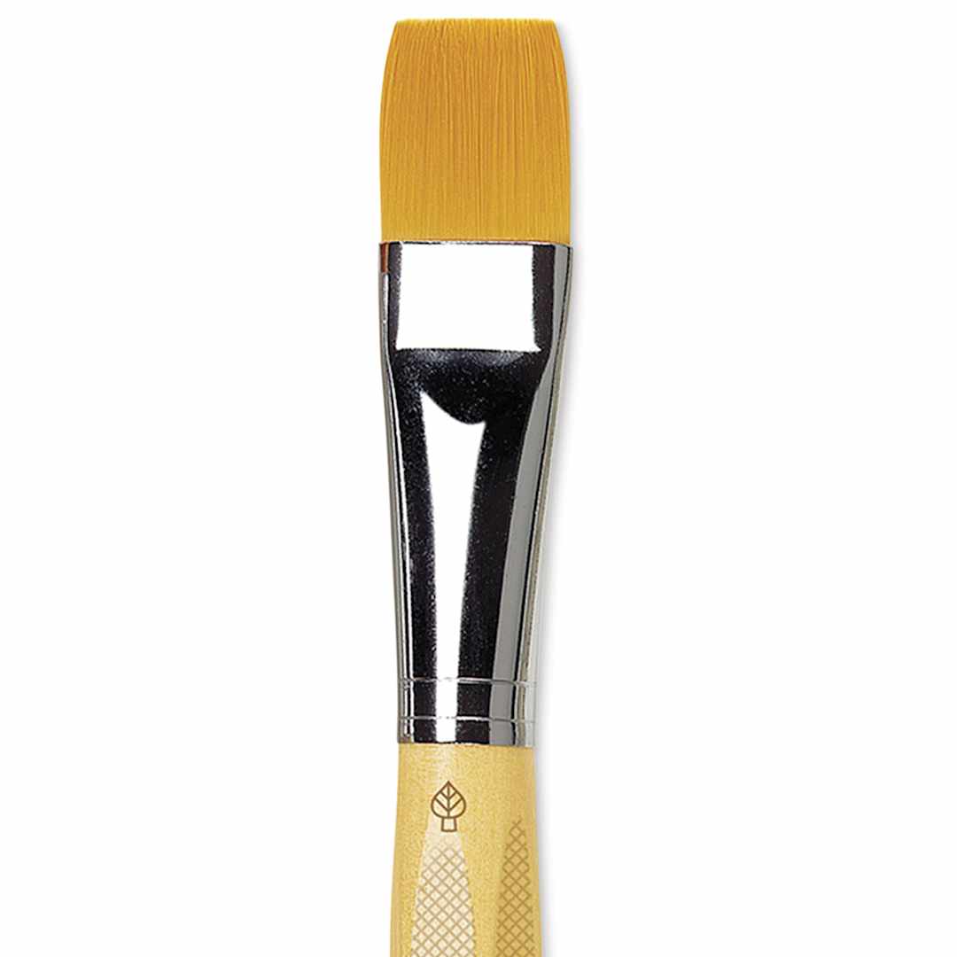 Open in modal - Da Vinci Junior Synthetic Brush - Bright, Short Handle, Size 24 close-up
