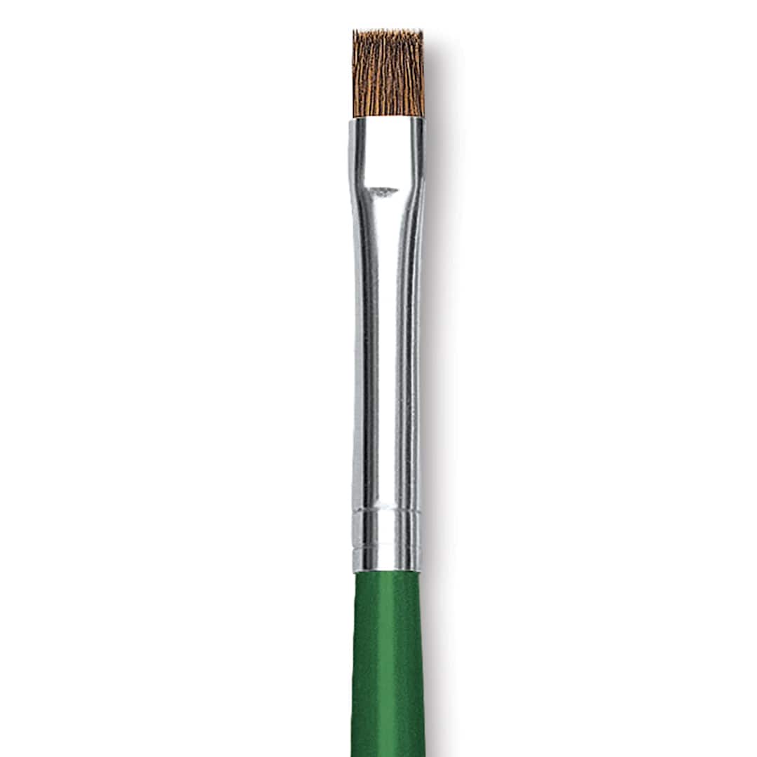 Open in modal - Blick Economy Sable Brush - Bright, Long Handle, Size 4 close up