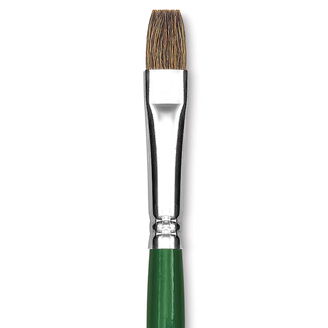 Open in modal - Blick Economy Sable Brush - Bright, Long Handle, Size 12 close up