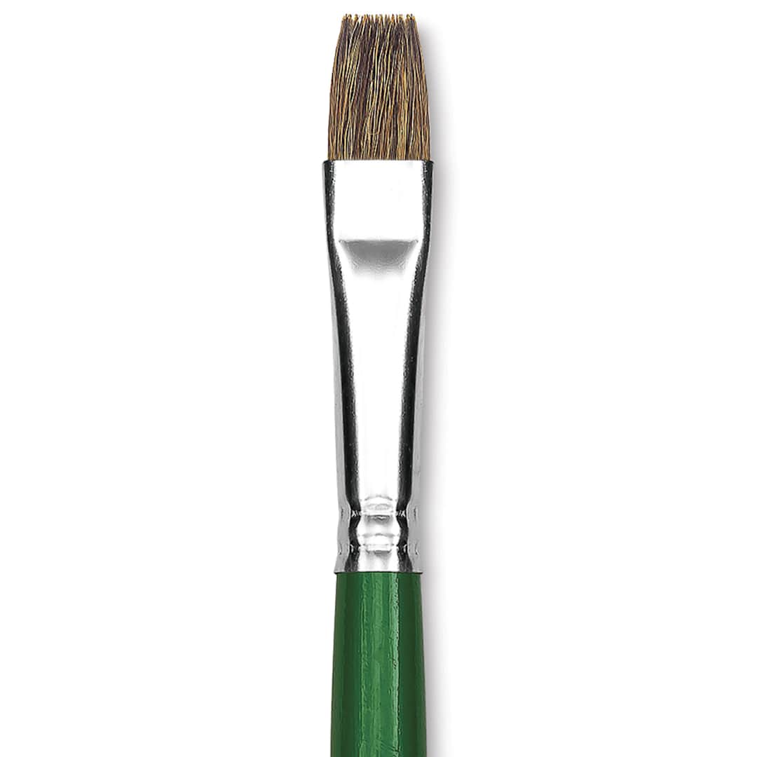 Open in modal - Blick Economy Sable Brush - Bright, Long Handle, Size 14 close up
