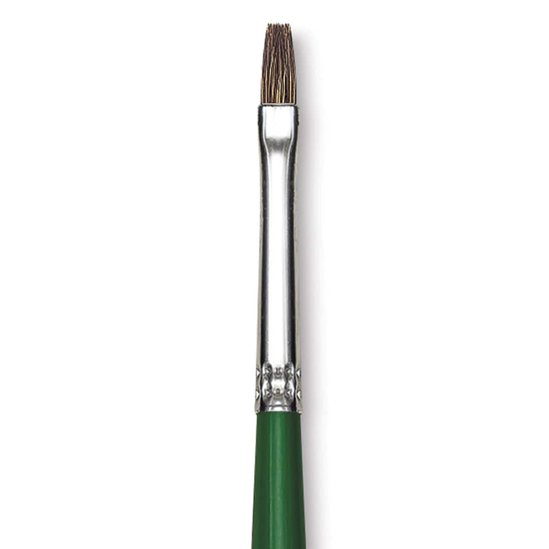Open in modal - Blick Economy Sable Brush - Filbert, Long Handle, Size 1 close up