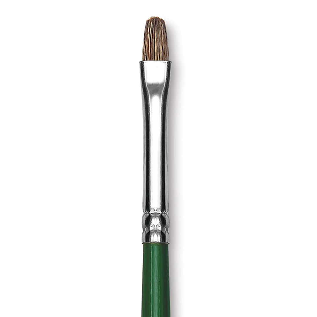 Open in modal - Blick Economy Sable Brush - Filbert, Long Handle, Size 2 close up