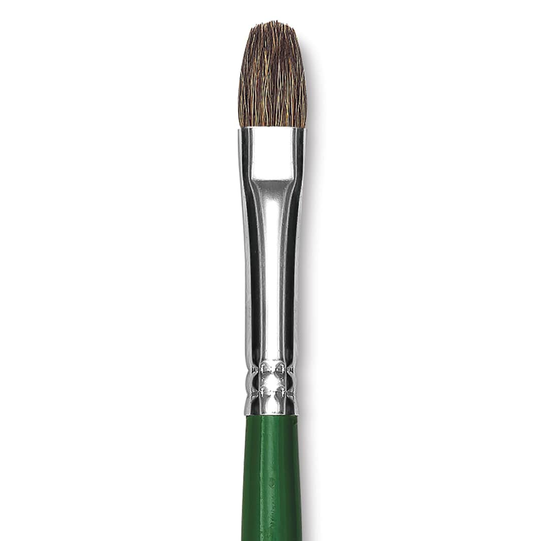 Open in modal - Blick Economy Sable Brush - Filbert, Long Handle, Size 10 close up