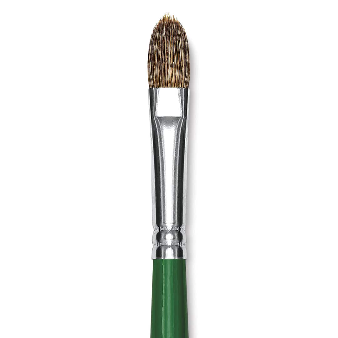 Open in modal - Blick Economy Sable Brush - Filbert, Long Handle, Size 14 close up