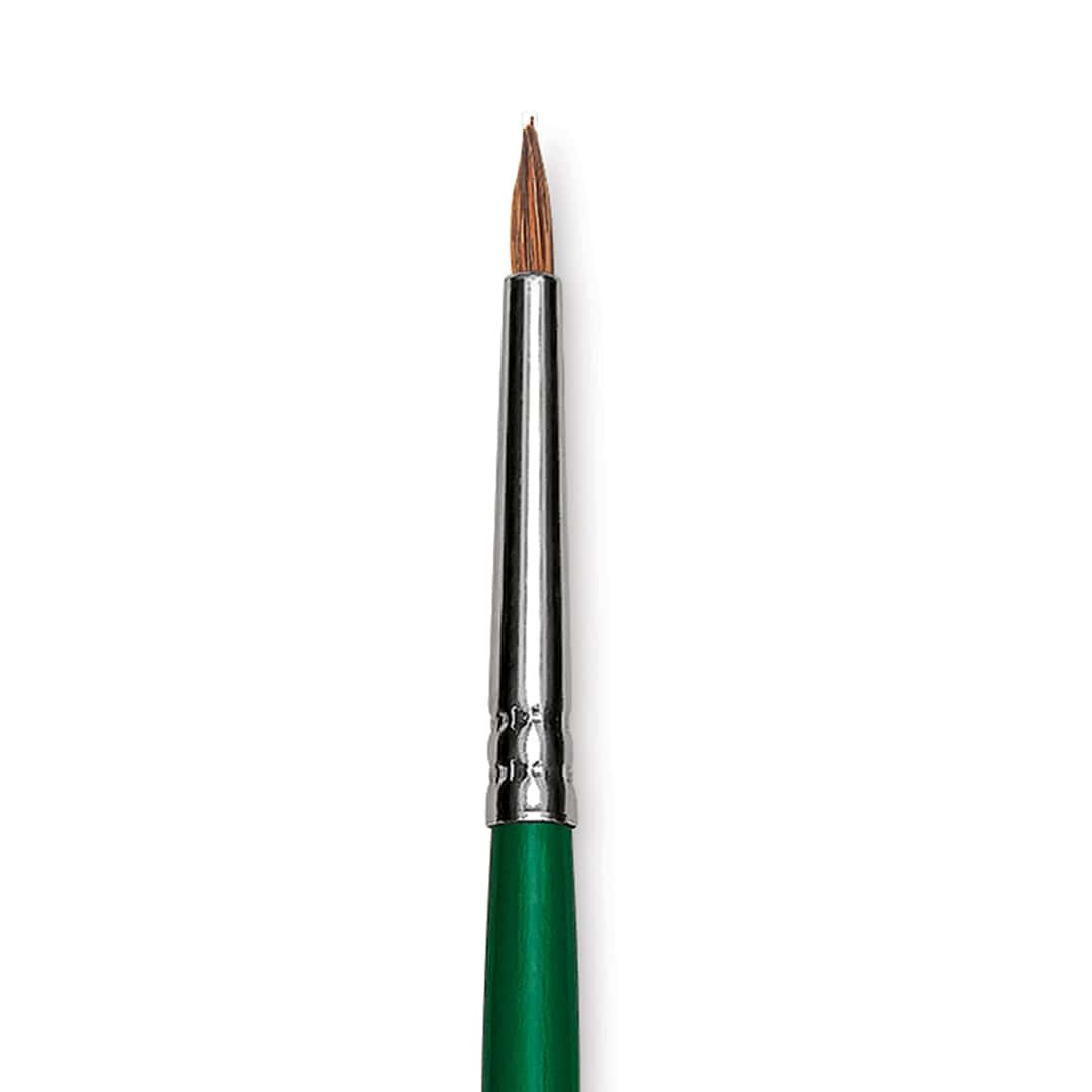 Open in modal - Blick Economy Sable Brush - Round, Long Handle, Size 1 close up