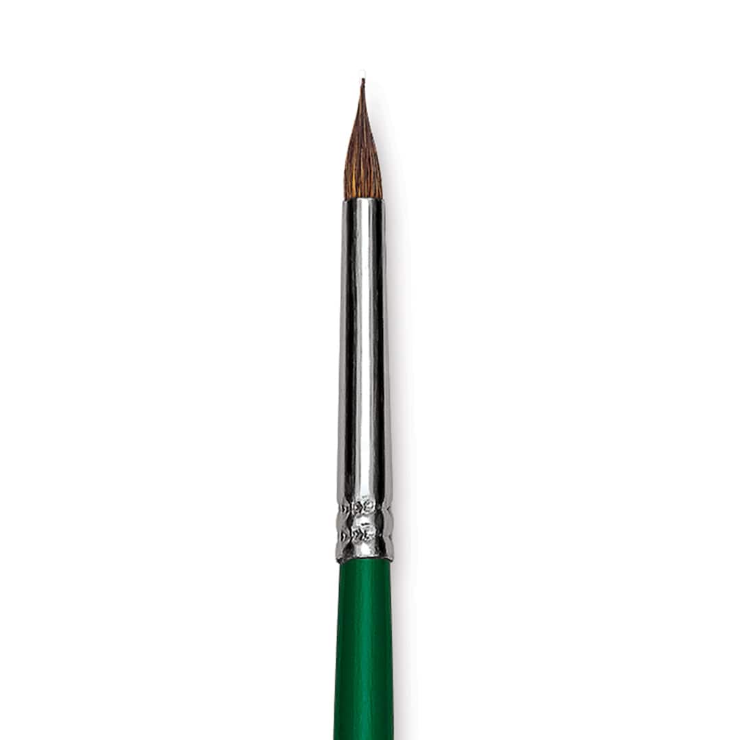 Open in modal - Blick Economy Sable Brush - Round, Long Handle, Size 2 close up