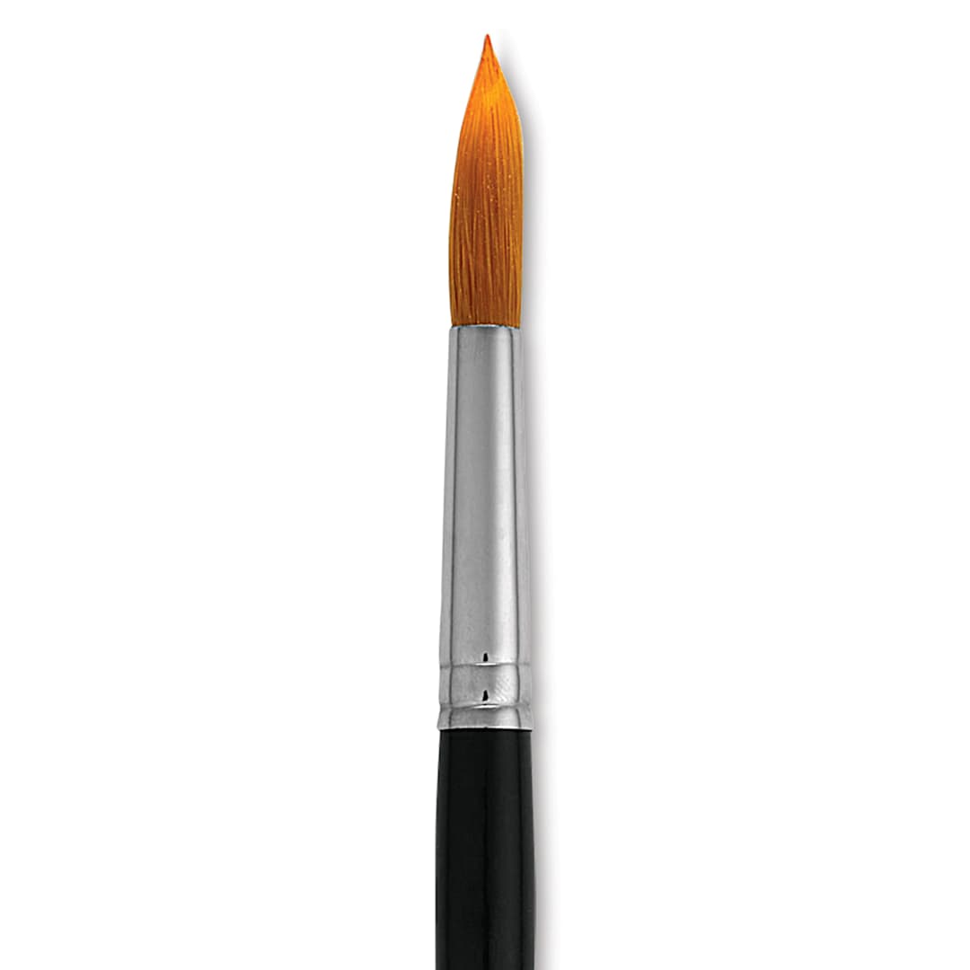 Open in modal - Dynasty Finest Golden Synthetic Brush - Round, Refill Brush, Size 12 close up