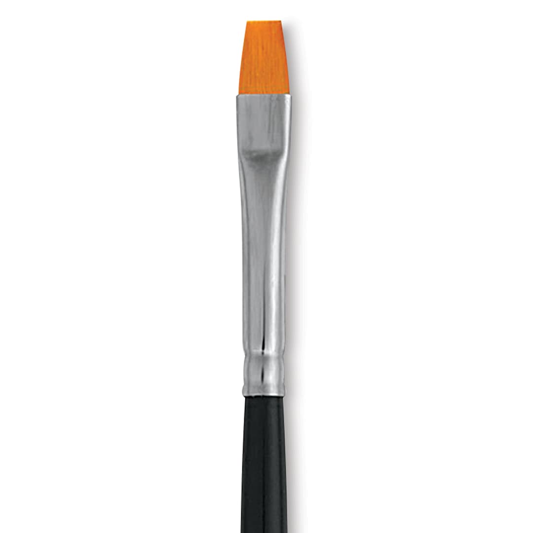 Open in modal - Dynasty Finest Golden Synthetic Brush - Shader, Refill Brush, Size 4 close up