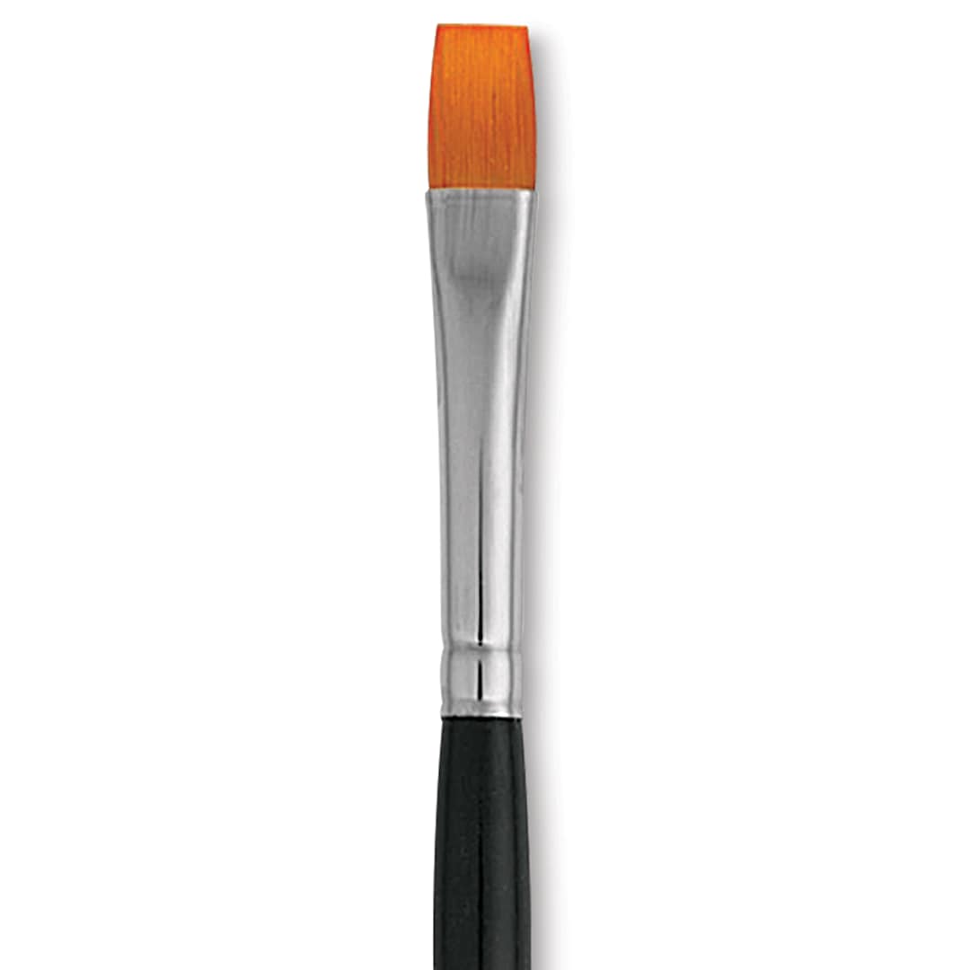 Open in modal - Dynasty Finest Golden Synthetic Brush - Shader, Refill Brush, Size 6 close up