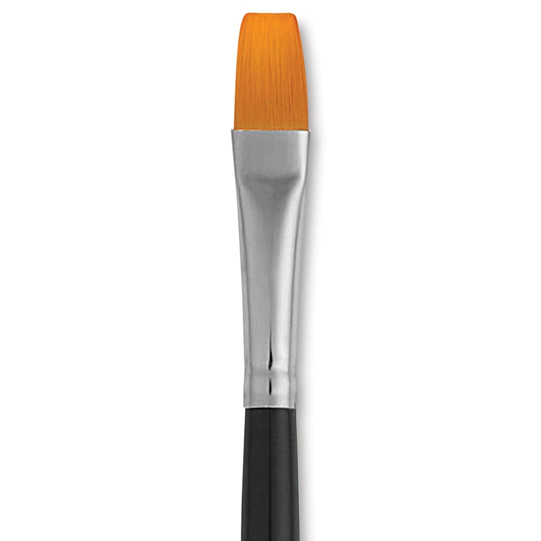 Open in modal - Dynasty Finest Golden Synthetic Brush - Shader, Refill Brush, Size 12 close up