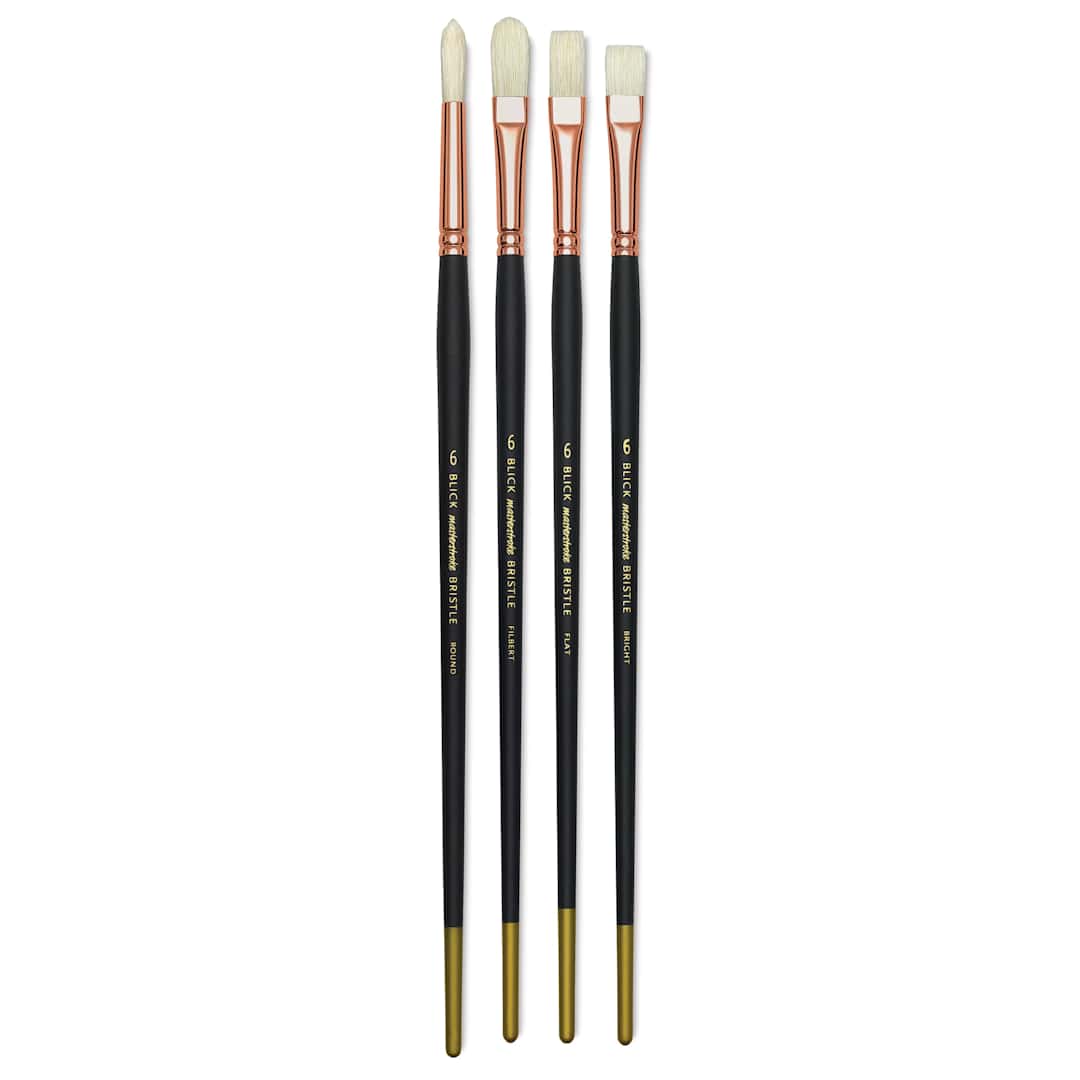 Open in modal - Blick Masterstroke Interlocking Bristle Brushes full length