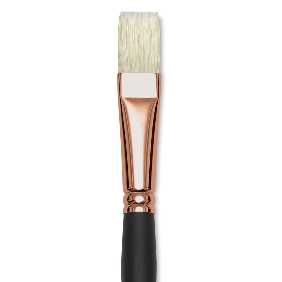 Open in modal - Blick Masterstroke Interlocking Bristle Brush - Flat, Long Handle, Size 10