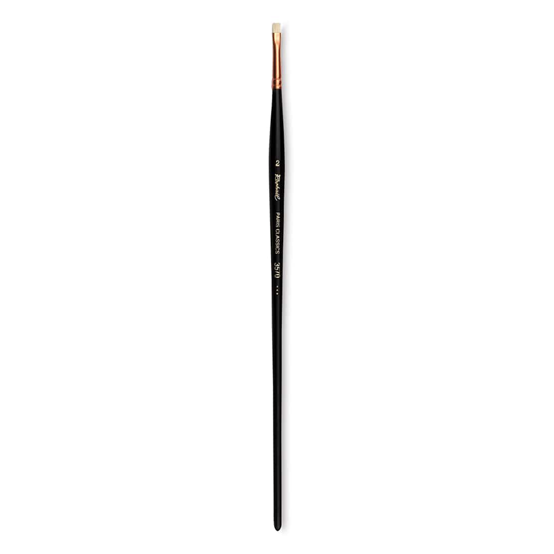 Open in modal - Raphaël Paris Classic Brush - Bright, Long Handle, Size 2