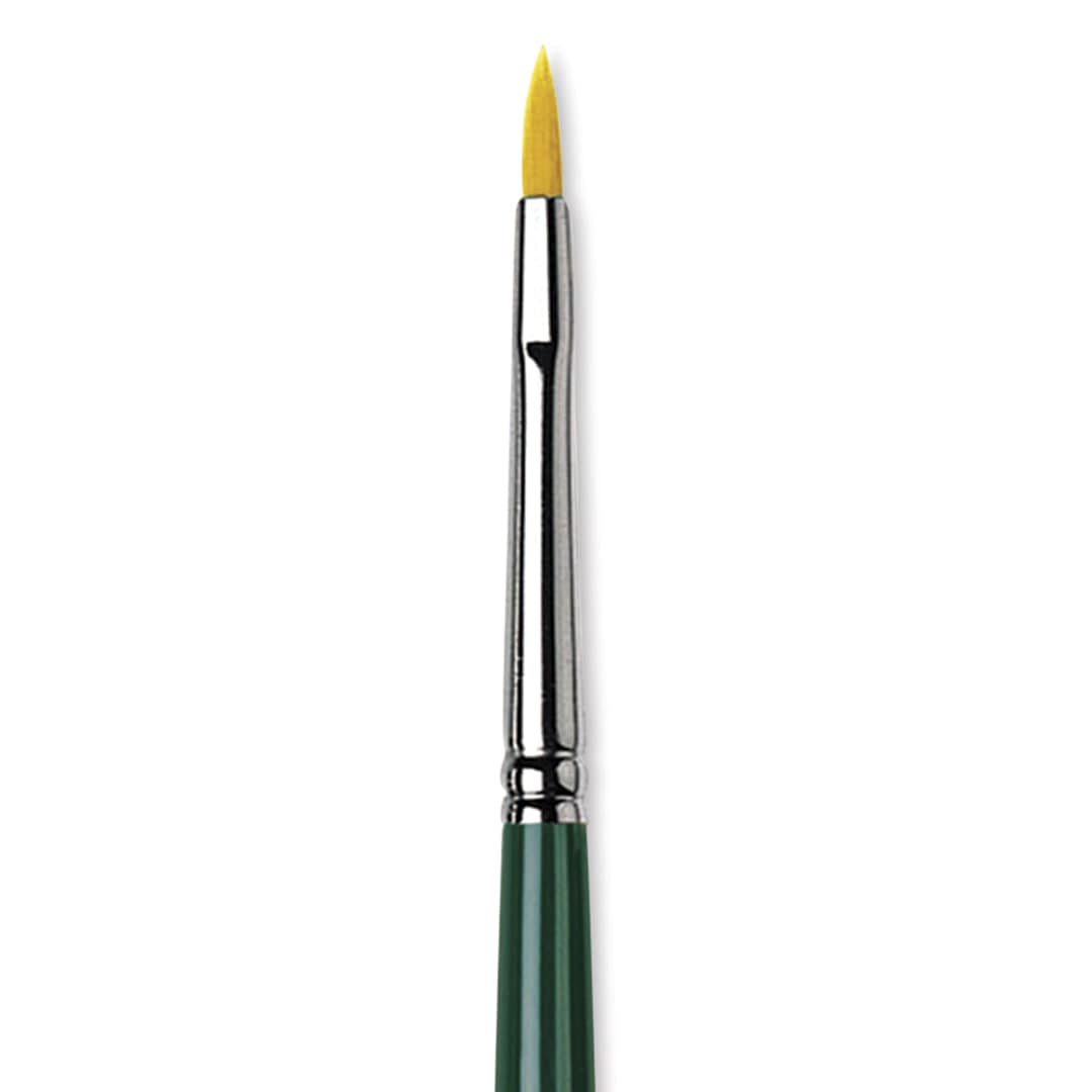Open in modal - Da Vinci Nova Brush - Filbert, Long Handle, Size 0 close up