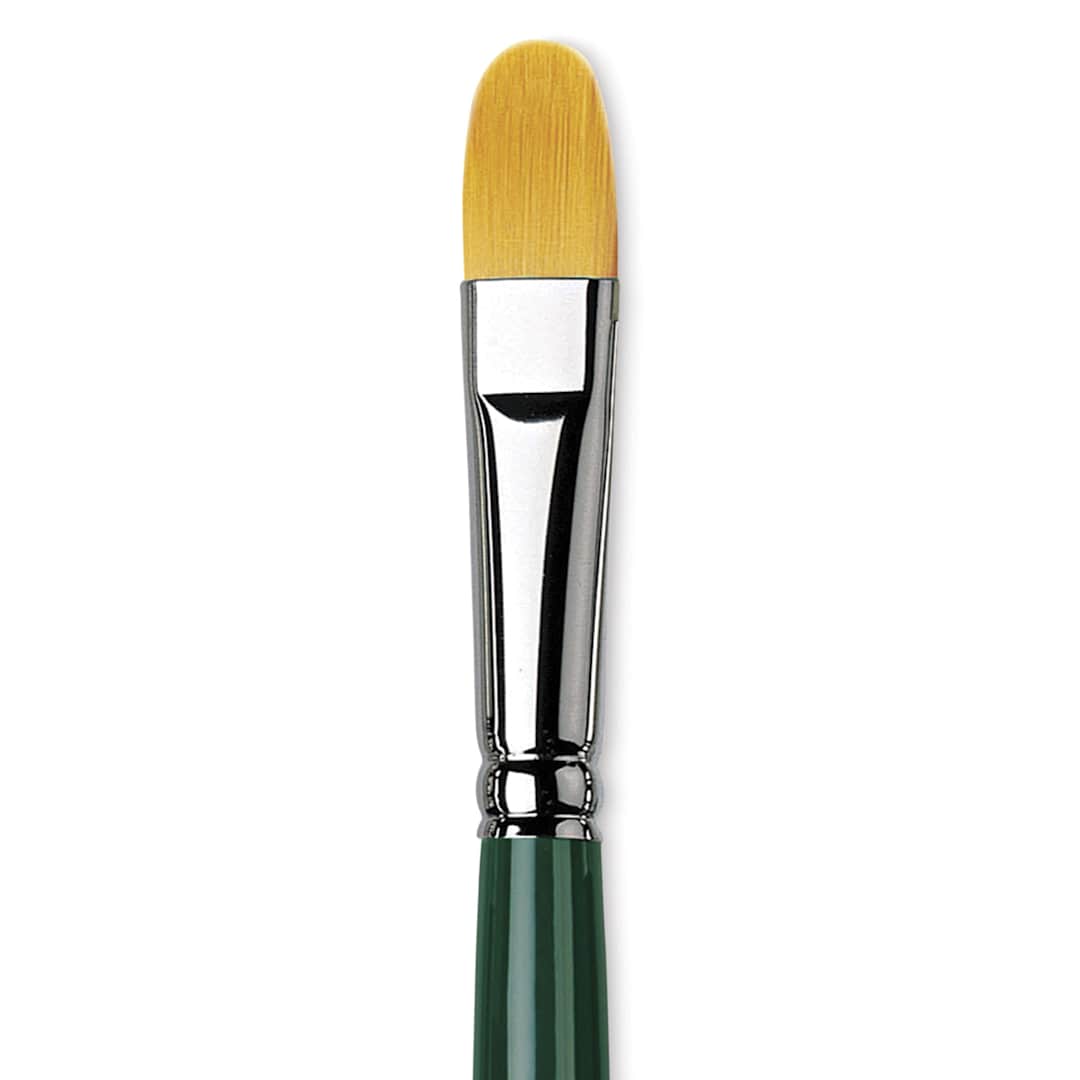 Open in modal - Da Vinci Nova Brush - Filbert, Long Handle, Size 14 close up