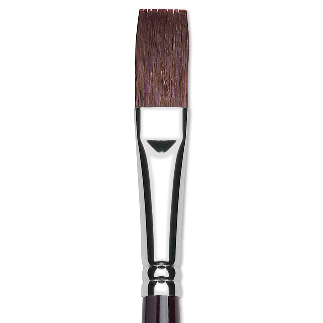 Open in modal - Winsor & Newton Galeria Brush - Flat, Long Handle , Size 14