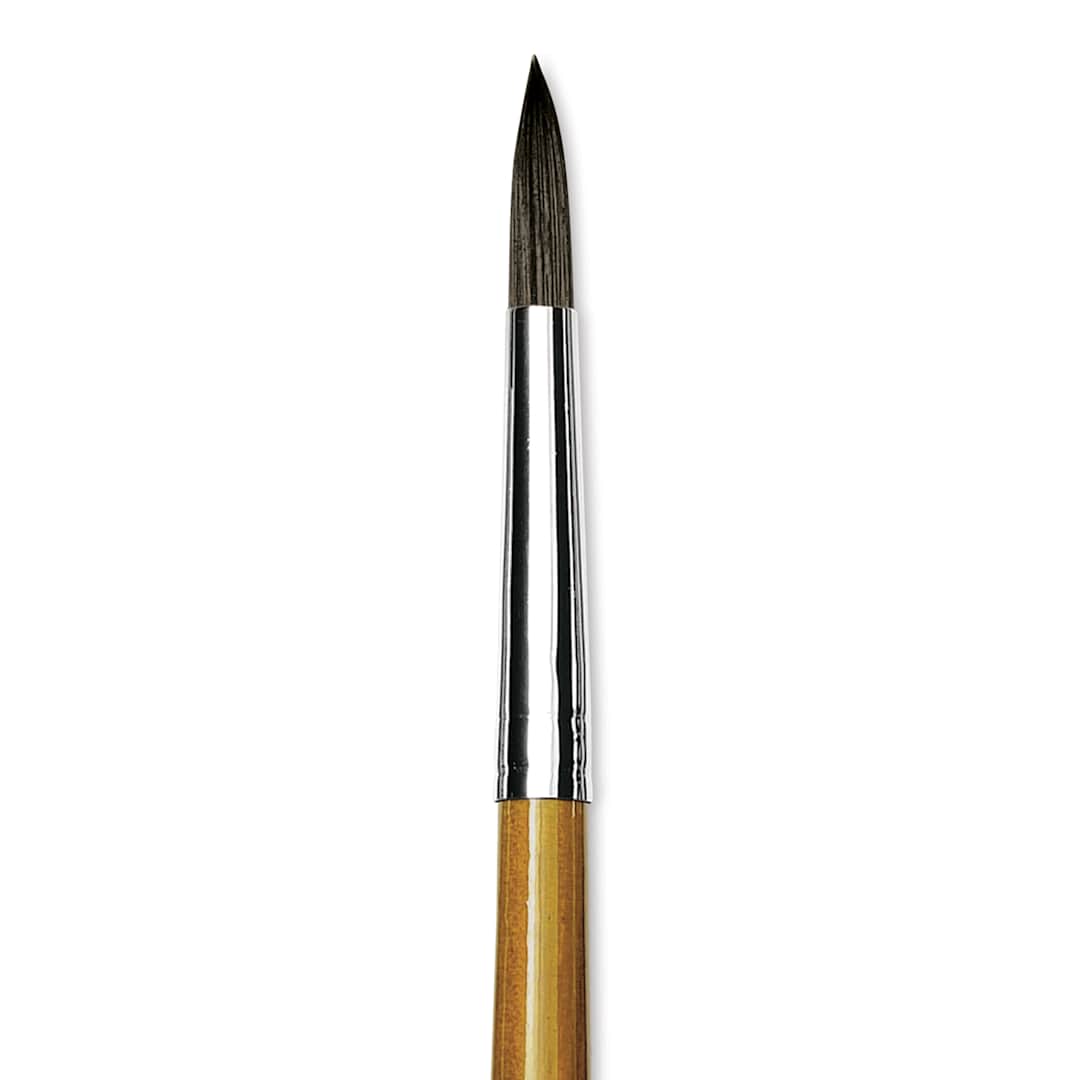 Open in modal - Isabey Isacryl Brush - Round, Long Handle, Size 4