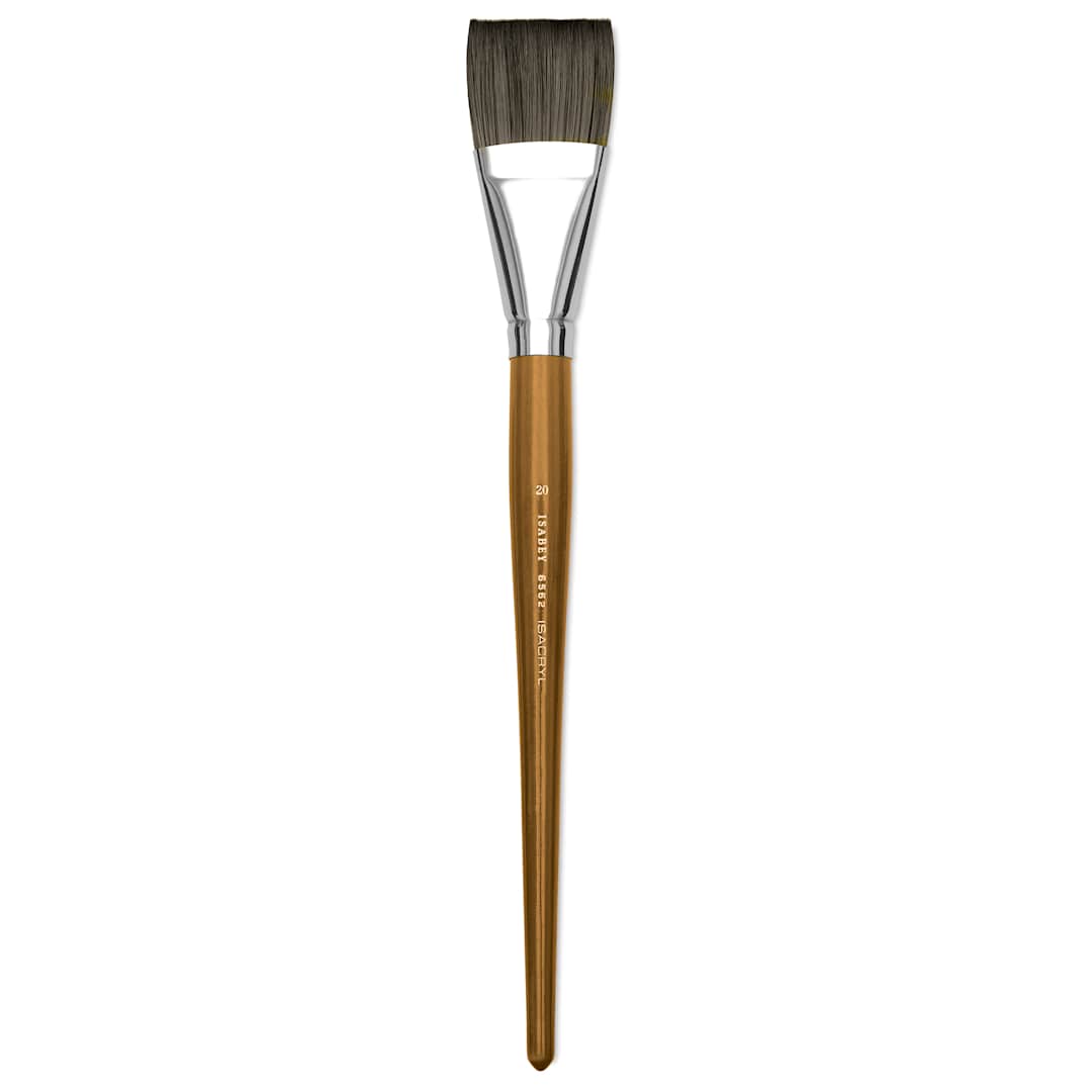 Open in modal - Isabey Isacryl Brush - Bright, Long Handle, Size 20