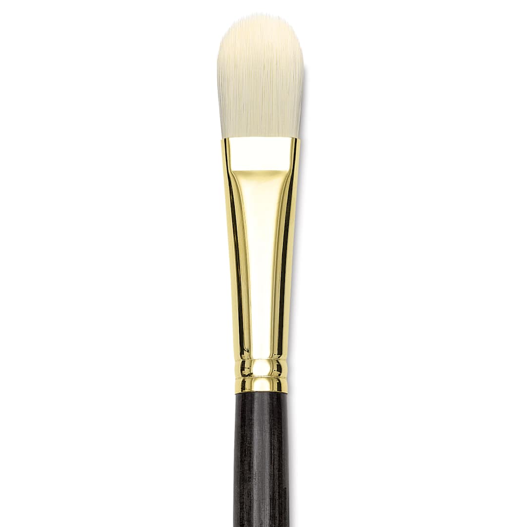 Open in modal - Princeton Series 6300 Dakota Synthetic Bristle Brush - Filbert, Long Handle, Size 12