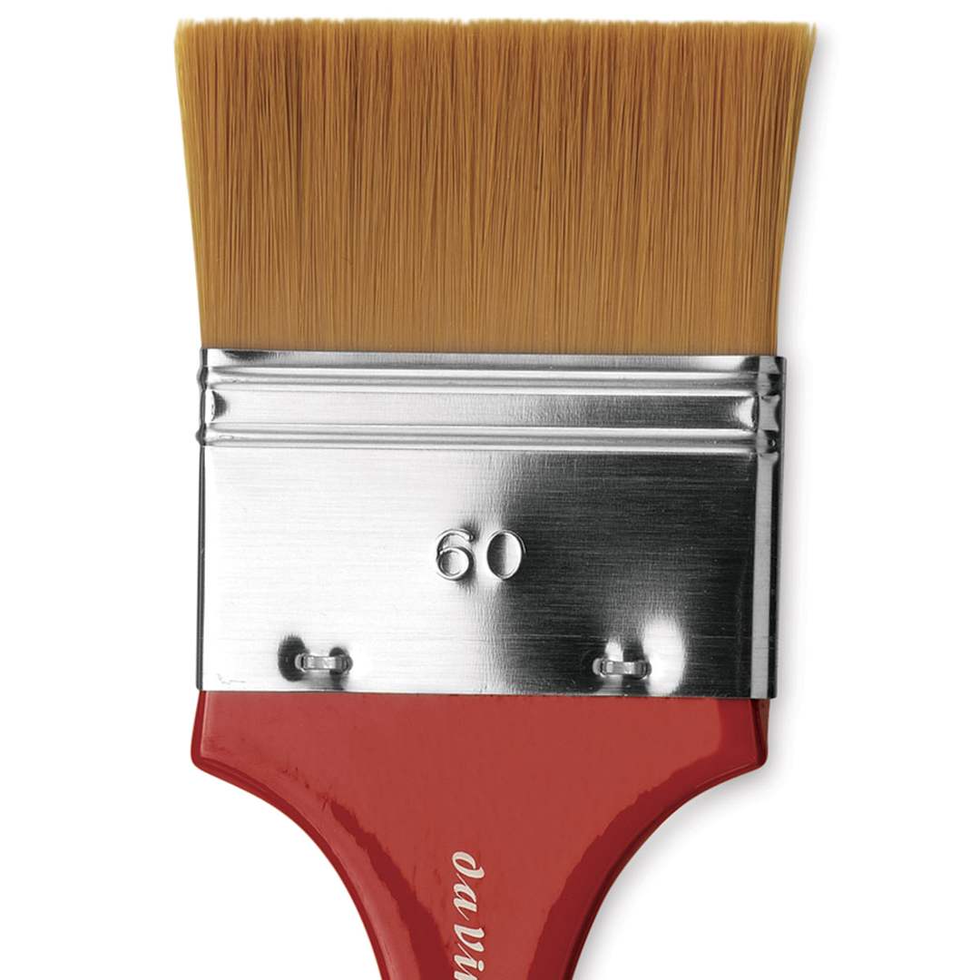 Open in modal - Da Vinci Cosmotop Spin Brush - Flat Wash, Short Handle, Size 60 close up