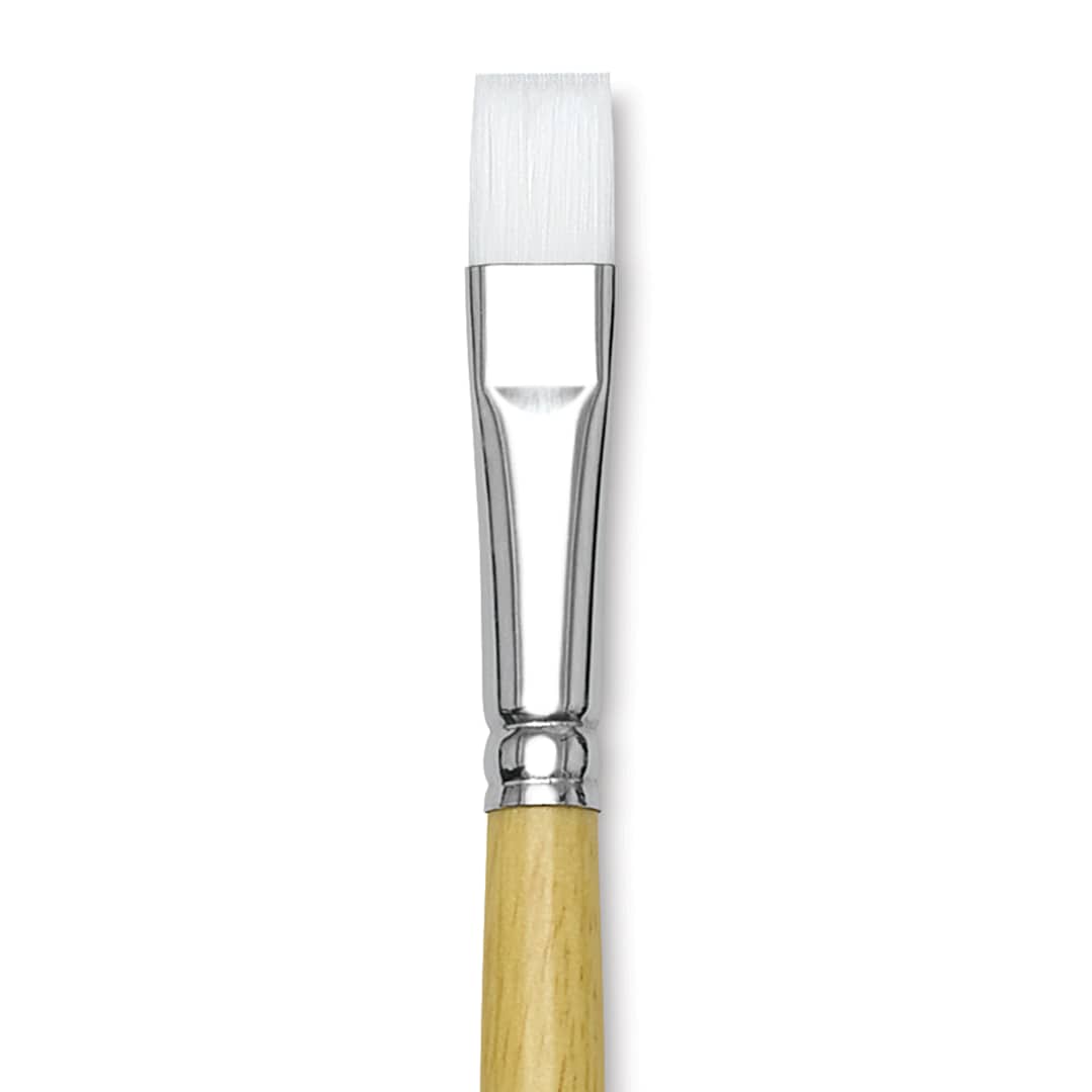 Open in modal - Blick Academic White Synthetic Brush - Bright, Size 12