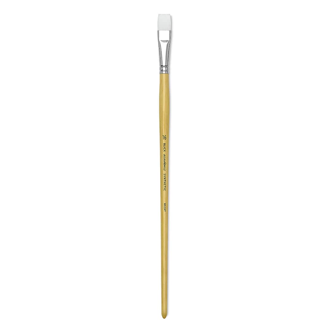 Open in modal - Blick Academic White Synthetic Brush - Bright, Size 16