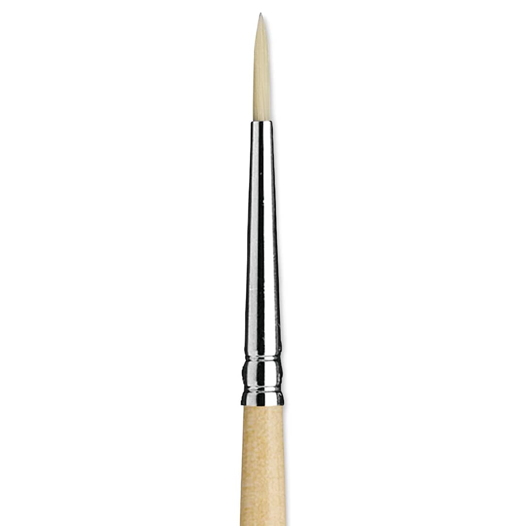 Open in modal - Da Vinci Top Acryl Synthetic Brush - Round, Long Handle, Size 2 close up