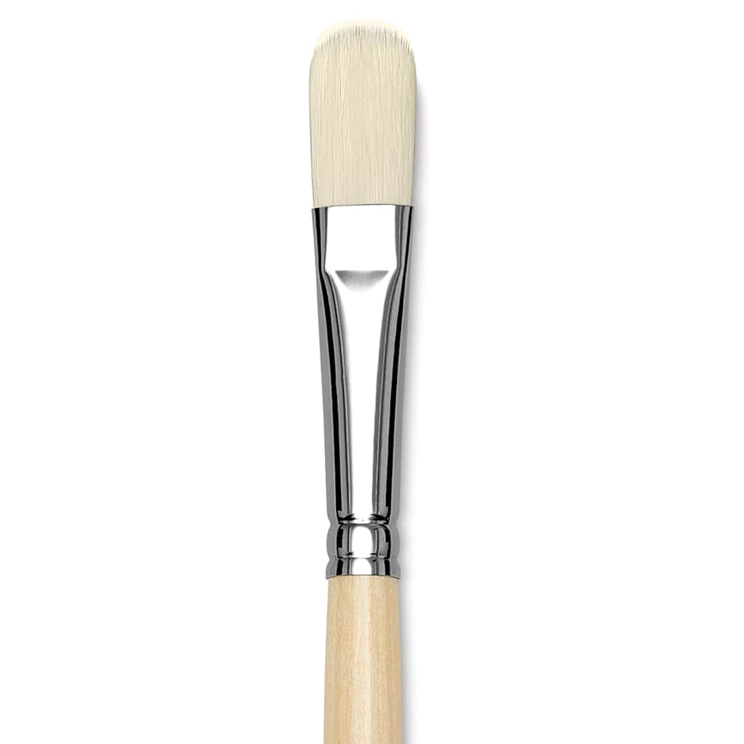 Open in modal - Da Vinci Top Acryl Synthetic Brush - Filbert, Long Handle, Size 16 close up