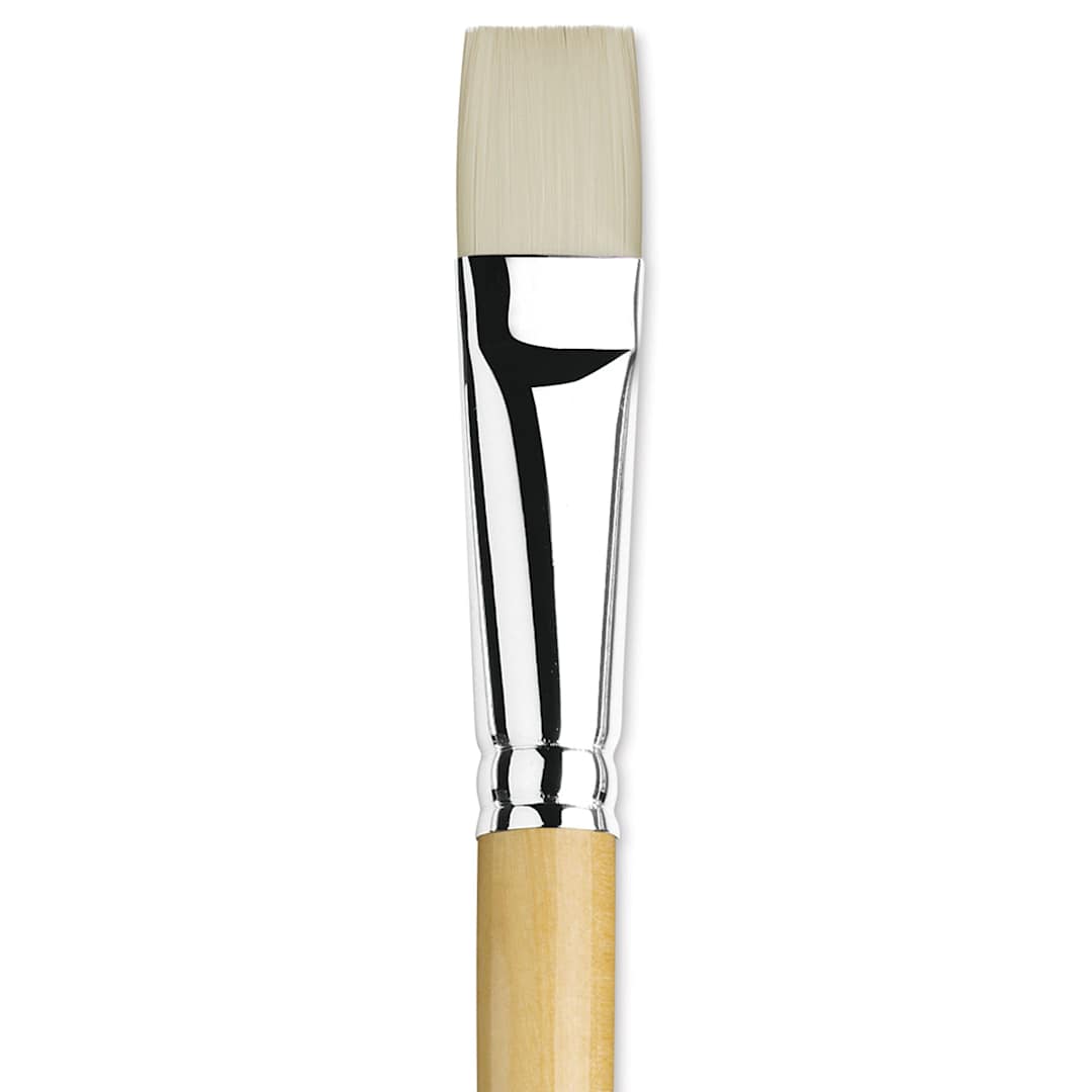 Open in modal - Da Vinci Top Acryl Synthetic Brush - Bright, Long Handle, Size 24 close up