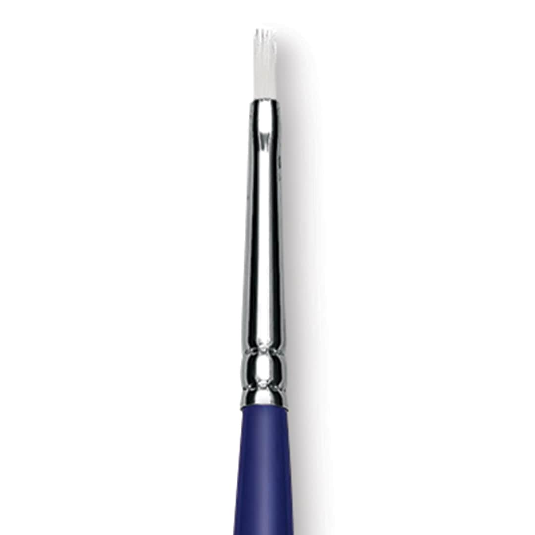 Open in modal - Blick Scholastic Wonder White Brush - Bright, Long Handle, Size 1 close up