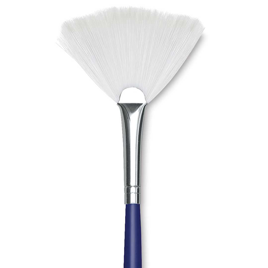 Open in modal - Blick Scholastic Wonder White Brush - Fan, Long Handle, Size 6