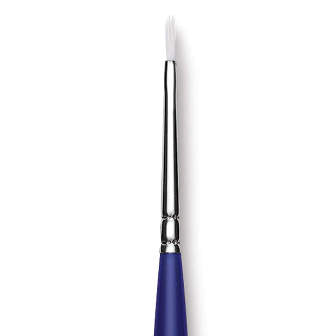 Open in modal - Blick Scholastic Wonder White Brush - Flat, Long Handle, Size 0 close up