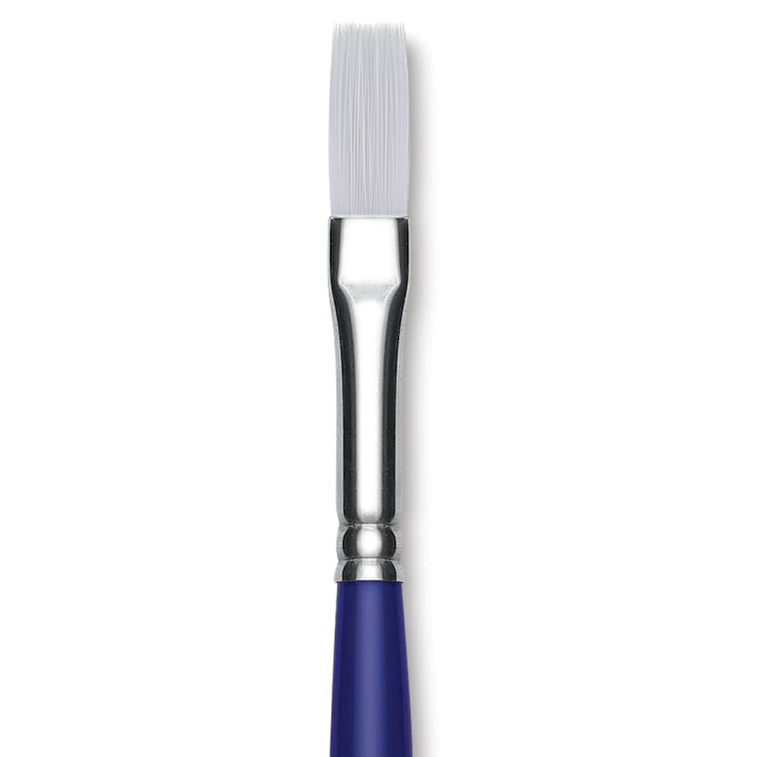 Open in modal - Blick Scholastic Wonder White Brush - Flat, Long Handle, Size 10 close up