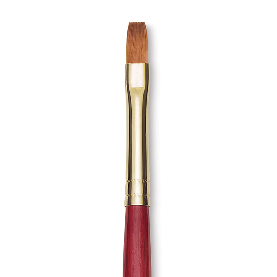 Open in modal - Princeton Synthetic Sable Brush - Bright, Long Handle, Size 6 close up